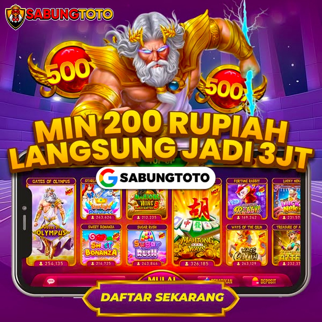 SABUNGTOTO : Link Situs Slot Gacor Maxwin Online Dengan Skala Internasional Terbaik